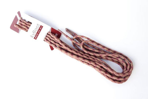 Shoelaces thrush/burgundy - for Jungfrau Peanut